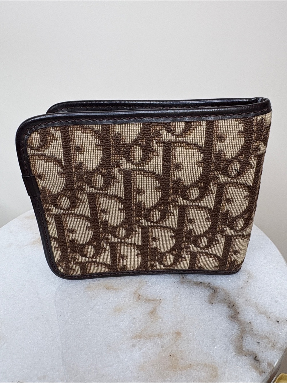 Christian Dior vintage brown wallet Trotter Oblique print - Picture 2 of 10